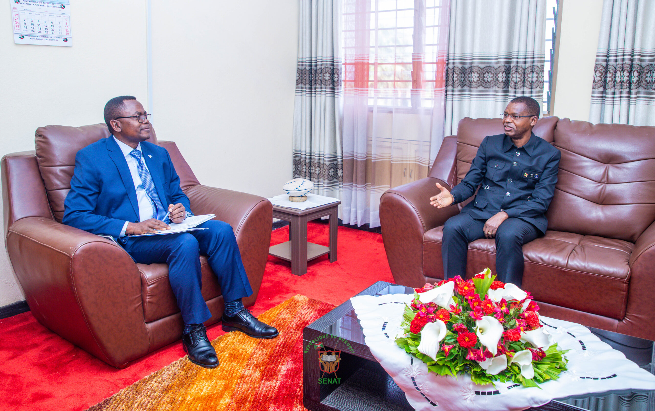 Visite d’adieu du Représentant Résident du PNUD au Burundi