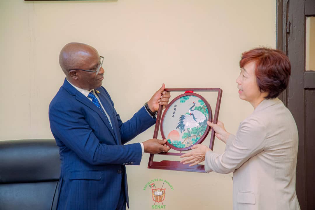 Le Président du Sénat reçoit respectivement en audience le Représentant du PNUD et l’Ambassadeur de Chine au Burundi