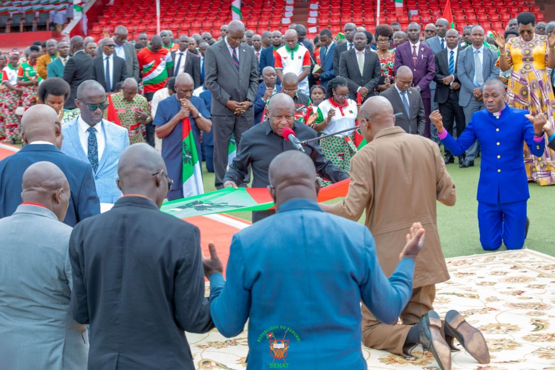 Le Président du Sénat participe à la prière interconfessionnelle organisée par le Parti CNDD-FDD