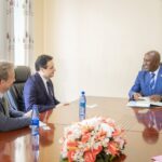 Le Président du Sénat reçoit respectivement en audience l&rsquo;Ambassadeur de Russie, la Représentante résident de l&rsquo;UNICEF et l&rsquo;Ambassadeur de Belgique au Burundi